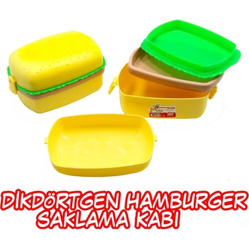 Akay Dikdötgen Hamburger Beslenme Kabı