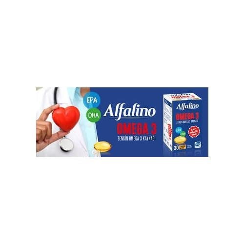 Alfalino Omega 3 Balık Yağı 30 Kapsül