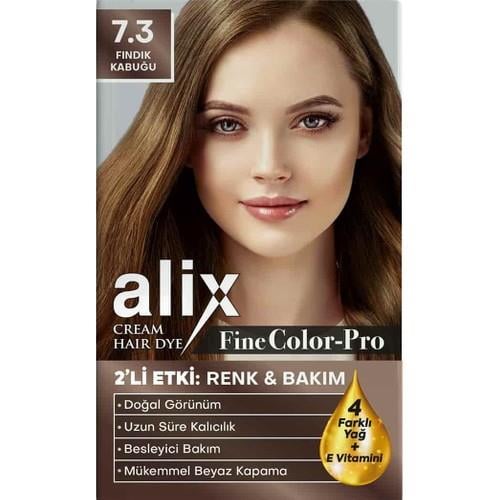 Alix Saç Boyası 7.3 Fındık Kabuğu 50 ml