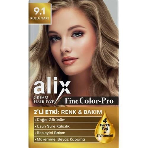 Alix Saç Boyası 9.1 Küllü Sarı 50 ml