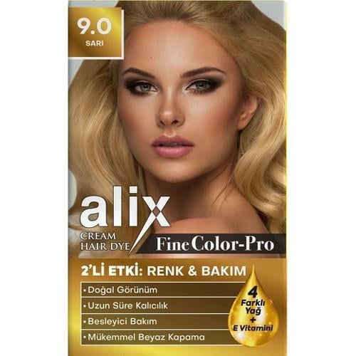 Alix Saç Boyası 9.0 Sarı 50 ml