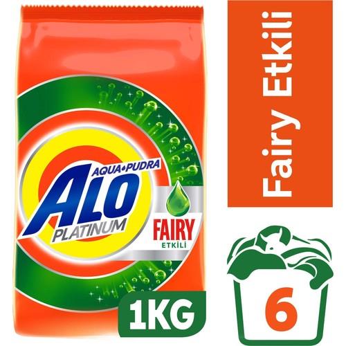 Alo Platinum 1 kg Fairy Etkili Beyazlar Hızlı Çözülme Toz Deterjan