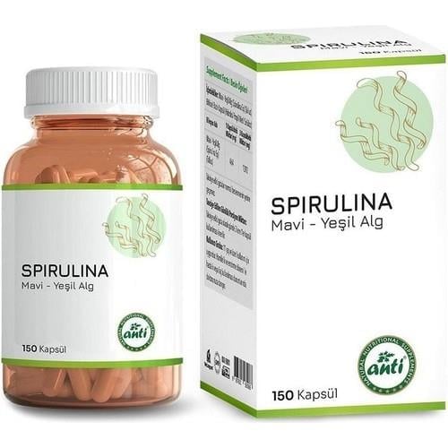 Anti Spirulina Mavi - Yeşil Alg 150 Kapsül