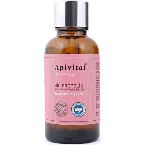 Apivital Organik Alkolsüz Sıvı Propolis 30 ml