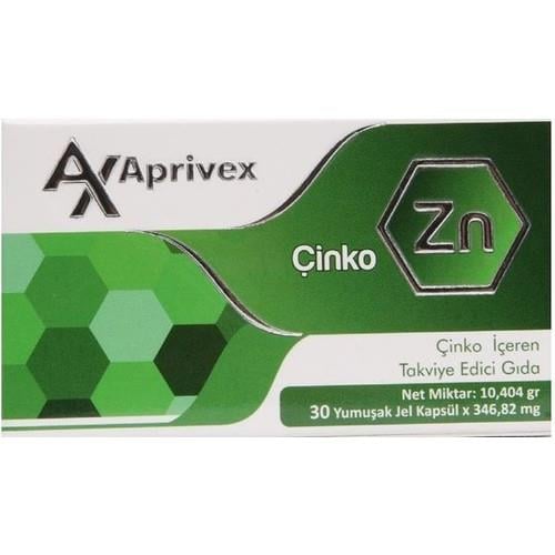 Aprivex Çinko 30 Yumuşak Kapsül
