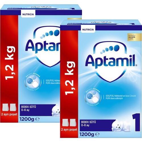 Aptamil 1 Bebek Sütü 1200 gr - 2'li