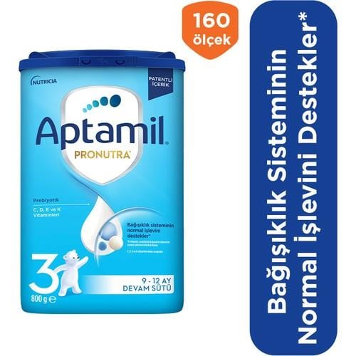 Aptamil 3 Prebiyotikli Devam Sütü 800 Gr