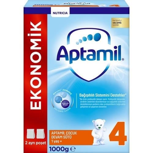 Aptamil 4 Ekonomik Paket Çocuk Devam Sütü 1000 gr 1 Yaş+