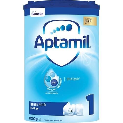 Aptamil Bebek Sütü 800 Gr - 0-6 Ay Arası İçin Sütlü Formül, Avrupa Patentli Pronutra ADVANCE, Türkiye Üretimi