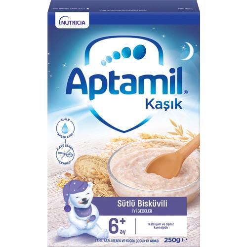 Aptamil Sütlü Bisküvili Tahıl Bazlı Kaşık Maması 250 g 6-36 Ay