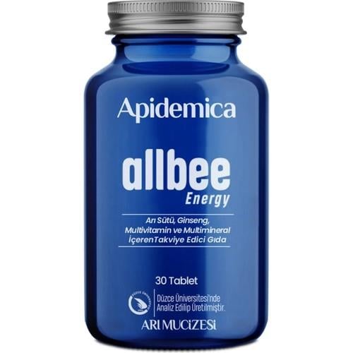 Arı Mucizesi Apidemica Allbee Energy (Arı Sütü, Propolis, Perga, Polen, 11 Vitamin, Ginseng, 6 Mineral)