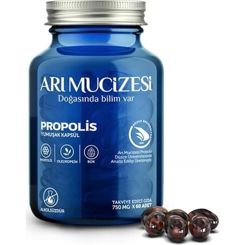 Arı Mucizesi Propolis Softgel 750 mg x