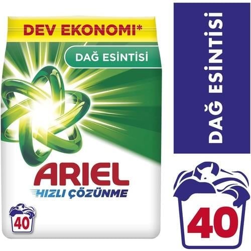 Ariel  6 kg Toz Çamaşır Deterjanı Dağ Esintisi Beyazlar İçin