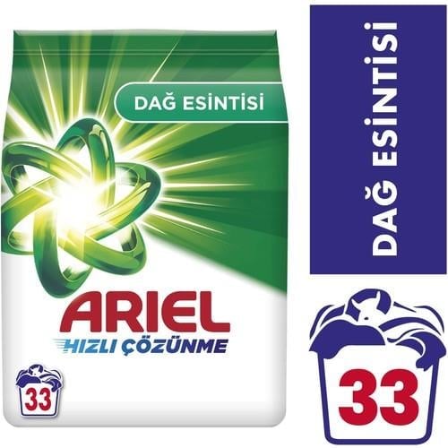 Ariel Dağ Esintisi 5 kg Hızlı Çözünme Toz Çamaşır Deterjanı
