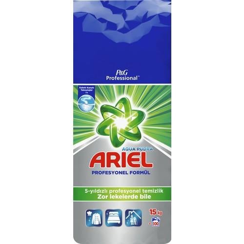 Ariel Professional Toz Çamaşır Deterjanı 15KG 100 Yıkama