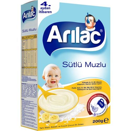 Arılac Sütlü Muzlu Bebek ve Küçük Çocuk Ek Gıdası 200 gr