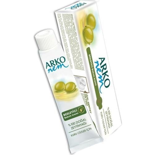 Arko Nem Zeytinyağlı Besleyici Bakım Kremi 20cc Kuru Ciltler İçin Yoğun Nemlendirme