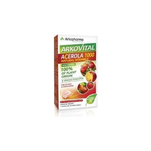 Arkovital Acerola 1000 C Vitamini 30 Çiğneme Tableti