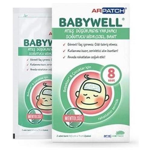 Arpatch Babywell Soğutucu Hidrojel Bant 2 Flaster