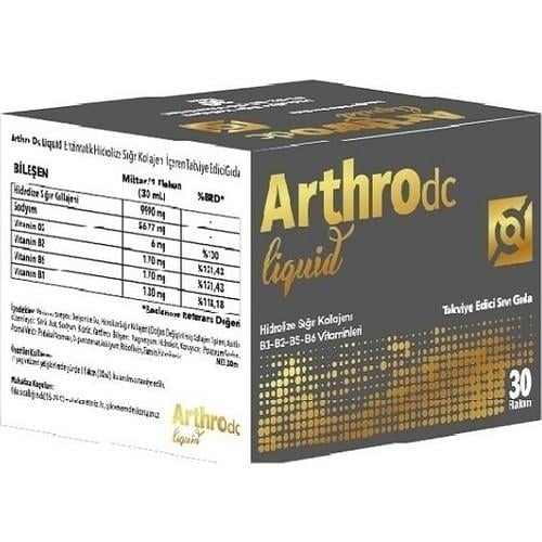 Arthro Dc Liquid 30 Flakon - Enzimatik Sığır Kollajeni