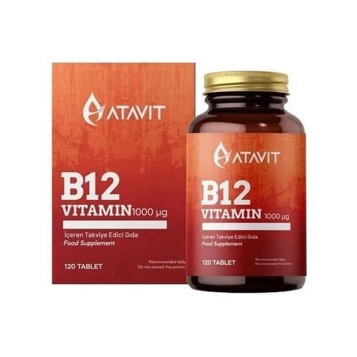 Atavit B12 Vıtamın 1000 mg 120 Tablet