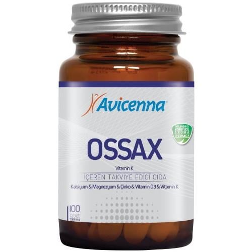 Avicenna Ossax Vitamin D3&k2 90 Tablet