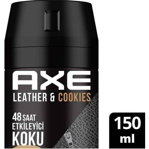 Axe  Erkek Deodorant & Bodyspray  Leather & Cookies 48 Saat Etkileyici Koku 150 ML