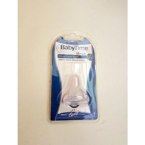 Baby Time Silikon Biberon Emziği