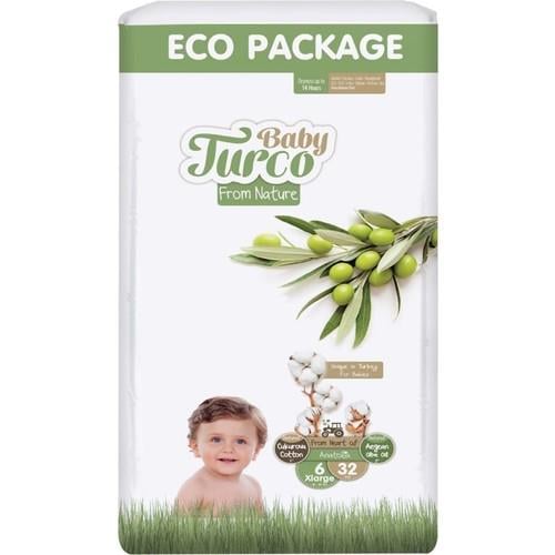 Baby Turco Bebek Bezi 32'li (6 Numara)