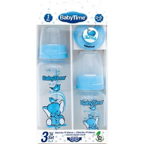 BabyTime Üçlü Set Pp - Mavi
