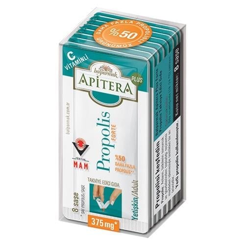Balparmak Apitera Plus Forte Propolis C Vitaminli 375 Mg x 8 Şase
