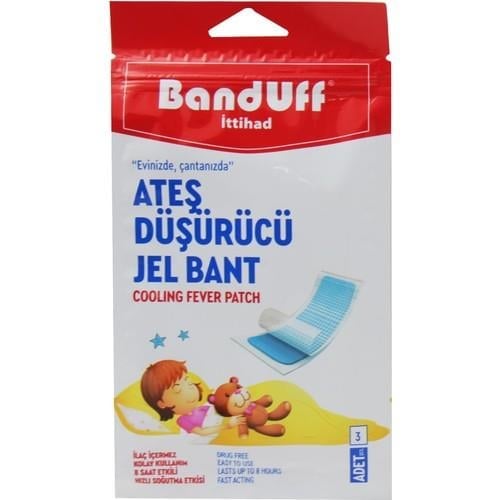 Banduff Ateş Düşürü Cü Jel Bant 3 Lü
