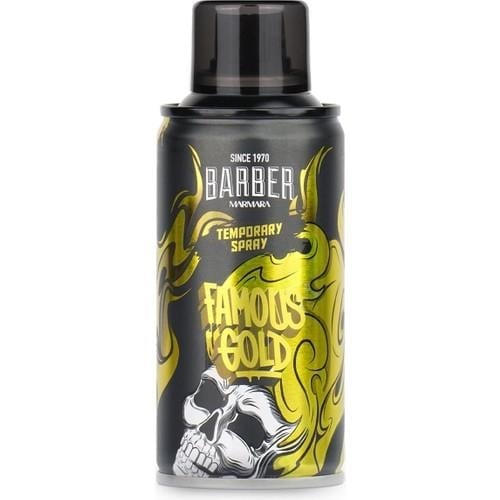 Barber Marmara Geçici Renkli Saç Spreyi Altın 150 ml