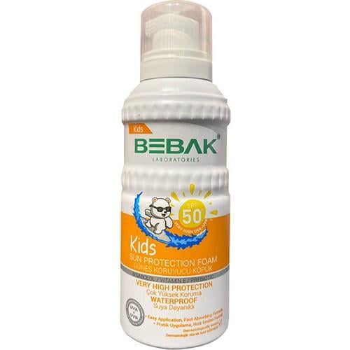 Bebak Bebek SPF50+ Yüksek Korumalı Güneş Köpüğü 150 ml