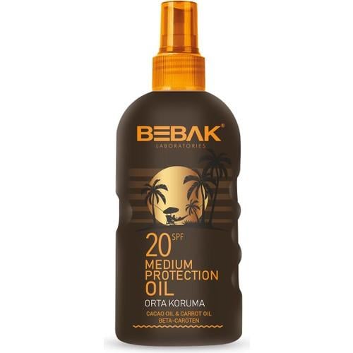 Bebak Bronzlaştırıcı Yağ 20 Spf 150 Ml