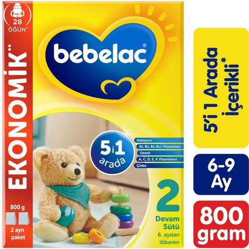 Bebelac 2 Devam Sütü 6-9 Ay 800 Gr