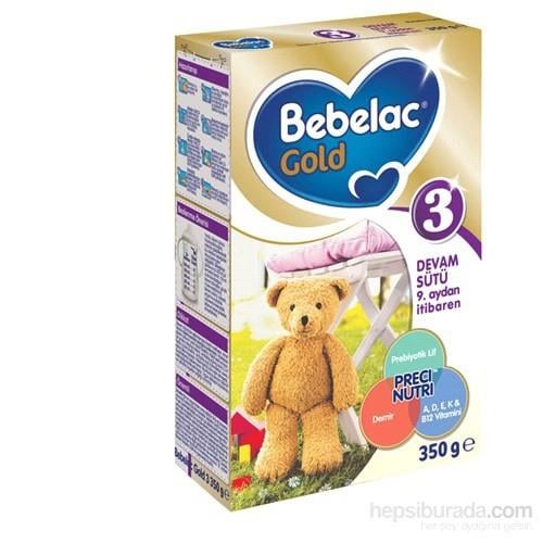 Bebelac Gold 3 Devam Sütü 350 gr 9-12 Ay