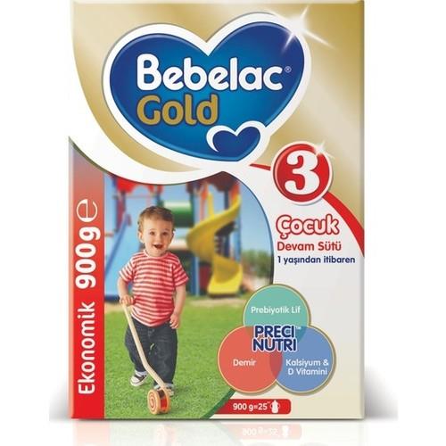 Bebelac Gold 3 Devam Sütü 900 gr 1 Yaşından İtibaren