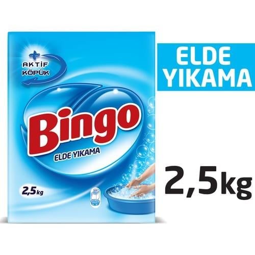 Bingo Elde Yıkama Toz Çamaşır Deterjanı 2,5 Kg