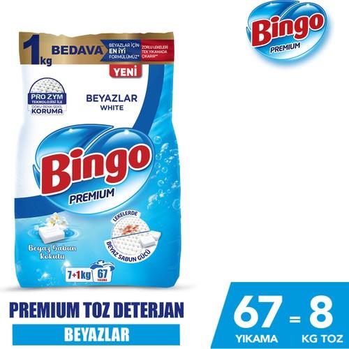 Bingo Matik Premium Toz Deterjan 8 kg Beyaz