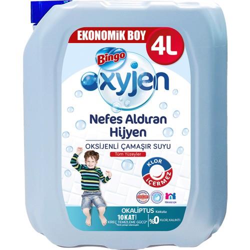 Bingo Oksijenli Çamaşır Suyu Okaliptus 4 l