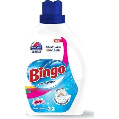 Bingo Sıvı Deterjan Amber 2600 ml (Yeni)