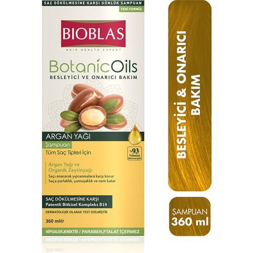 Bioblas Botanic Oils Argan Yağı Şampuan 360 ml Onarıcı Parabensiz