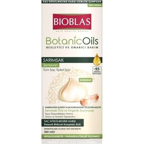 Bioblas Botanicoils Besleyici ve Onarıcı Sarımsak Şampuan 360 ml