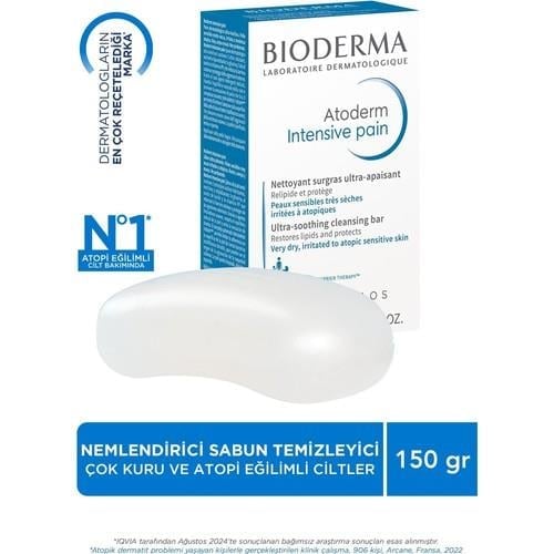 Bioderma Atoderm Intensive Pain Çok kuru ve Atopi Eğilimli Ciltler için Nemlendirici Kalıp Temizleyici