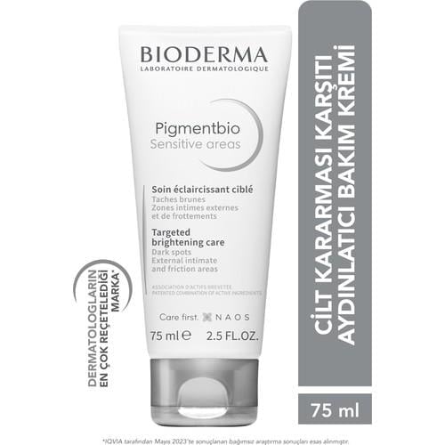 Bioderma Pigmentbio Sensitive Areas Genital Bölge, Eklem Bölgeleri için Kararma Karşıtı Aydınlatıcı Krem 75 ml