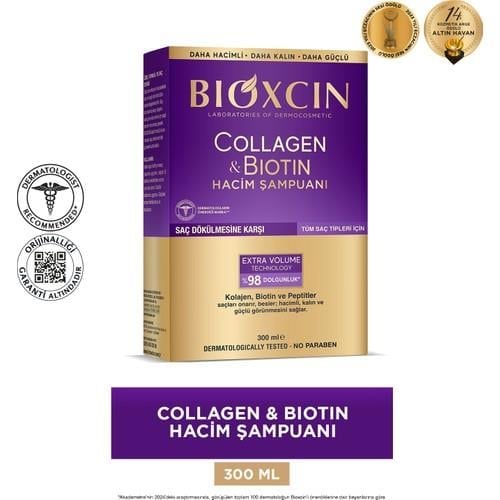 Bioxcin Collagen Biotin Hacim Şampuanı 300 ml