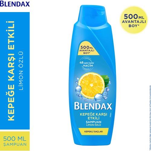 Blendax Kepeğe Karşı Etkili Limon Özlü Şampuan 500 ml Kepekli Saçlar İçin