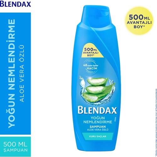 Blendax Yoğun Nemlendirme Aloe Vera Özlü Şampuan 500 ml Kuru Saçlar İçin
