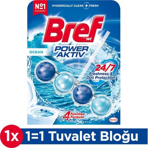 Bref WC Power Active Okyanus Kir&Kireç Önleyici & Koku Giderici Katı Klozet Temizleme Topu